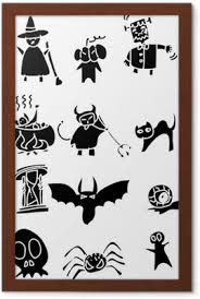 Fototapete Hand Zeichnen Halloween Karikatur Pixers Wir Leben Um Zu Verandern