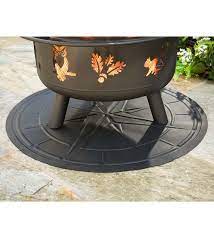 Protect Outdoor Surfaces Against Heat Flame And Damage With Our Fire Pit And Grill Mat The Nearly 3 Dia Mat Fire Pit Mat Fire Pit Accessories Deck Fire Pit