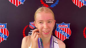 Kirsten Maarsingh 17-18yo Women's 3,000m Runner Up