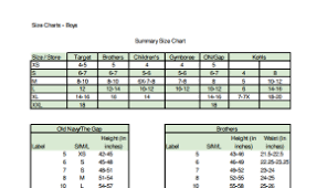 26 Conclusive Faded Glory Boys Size Chart