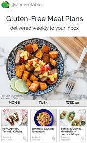 Sick Of Deciding What To Make For Dinner Let Us Help Join Now And Receive A Custom Menu And Grocery Dairy Free Diet Gluten Free Dairy Free Healthy Meal Plans