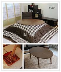 Wholesale Heated Table Buy Kt105 4 1 Modern Style Japanese Oval Kotatsu Table Table Heater Futon Design 105 75cm Rusti Kotatsu Table Rustic Colors Home Decor