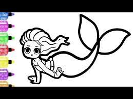 Berikut ini adalah gambar putri duyung dalam animasi cerita dongeng disney. Belajar Menggambar Dan Mewarnai Boneka Putri Duyung Lol Dengan Spidol Youtube