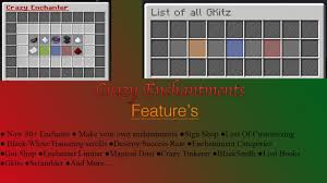 Nov 16, 2019 · custom enchants list: Crazy Enchantments Spigotmc High Performance Minecraft