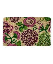 Summer Garden Coir Doormat Zulily Door Mat Hand Weaving Coconut Fiber