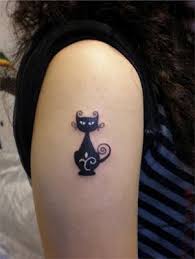 Black Cat Cat Tattoo Designs Black Cat Tattoos Cute Cat Tattoo