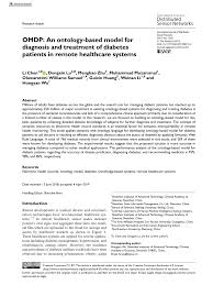 Pdf Omdp An Ontology Based Model For Diagnosis And Treatment Of Diabetes Patients In Remote Healthcare Systems