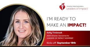 Honored to be selected as one of the American Heart Association's 2025  Leaders of Impact for the Sacramento Region.