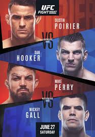 Access to all live ufc events, the entire ufc fight library, live martial arts events from around the world and exclusive original series and shows. Ufc Fight Night Poirier Vs Hooker Mma Event Tapology