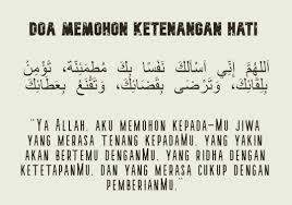 Dari berbagai masalah yang dialami, sesetengah orang memilih cara tersendiri untuk mencari ketenangan jiwa. Media Islamik Doa Untuk Ketenangan Hati Facebook