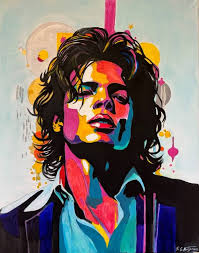 Popart style painting for Marilyn Monroe Painting by F Edward Nazarian