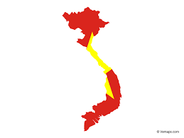 Download fully editable flag map of netherlands. Flag Map Of Vietnam Free Vector Maps Vietnam Map Netherlands Map Map Vector