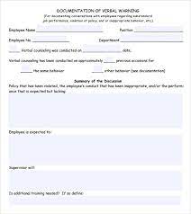 Sample Verbal Warning Template College Essay Essay Writing Templates
