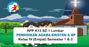 Kegunaan perangkat adalah sebagai berikut: Rpp 1 Lembar Pendidikan Agama Kristen Sd Kelas 4 Perangkat Pembelajaran