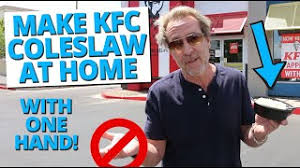 Maybe you would like to learn more about one of these? Make Kfc Coleslaw At Home With Just One Hand Youtube