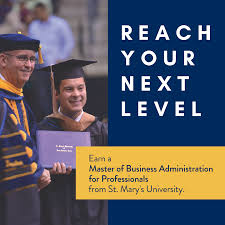 Mba For Professionals St Mary S University Masters In Business Administration Mba Business Administration