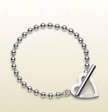 Gucci Bracelet With Toggle Closure Heart Motif Shopstyle Women S Fashion Silver Heart Bracelet Sterling Silver Heart Bracelet Gucci Bracelet