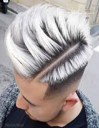 Maybe you would like to learn more about one of these? New Fresh Men S Hairstyles With Silver Highlight For 2018 Stylesmod Mens Hair Colour Men Hair Color Hair Color Highlights