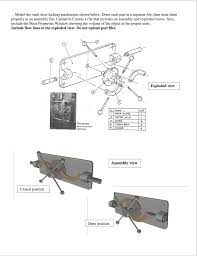 Check spelling or type a new query. Model The Vault Door Locking Mechanism Shown Below Draw Each Part In A Separate File Then Mate Them Properly In An Assembly File Upload To Canvas Course Hero