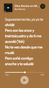 Supuestamente, ya yo te olvidé. Letra De Bad Bunny Otra Noche En Miami Letras Canciones Bad Bunny
