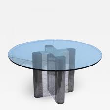 This round dining table with a diameter of 23.63 is just the thing for your smaller kitchen nook, a corner bar area, or an enclosed patio. Milo Baughman 1970 S Custom Made Chrome Dining Table With Glass Top
