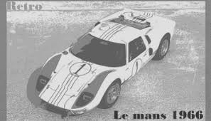 Le mans 1966 race scene (the bloody door won't close). Acme 1201003 Ford Gt 40 Mkii Le Mans 1966