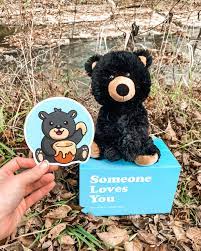 Gary The Grizzly Sendafriend Custom Vinyl Stickers Happy Friends If You Love Someone