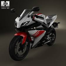 3d Model Of Yamaha Yzf R125 Yamaha Yzf Yamaha Motorcycle