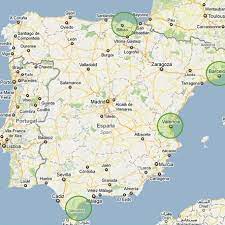 Getting yourself a barcelona map on holiday is as fundamental as the plane ticket. Map Of Spain Showing Location Of The Four Major Ports Valencia Download Scientific Diagram