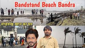Band stand beach bandra Mumbai ...