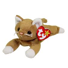 Ty Beanie Baby Flip The White Cat 4th Gen Hang Tag 7 5 Inch Walmart Com