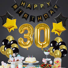 A birthday may be the best occasion for organizing a farmhouse party. Cheap 30th Birthday Party Decor Gifts For Men Women Happy Birthday Black Banner Balloons Perfect 30 Years Old Party Supplies Shopee Philippines