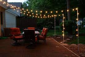 Types Of Patio Lights Support Poles For Patio Lights Made From Rebar And Electrical Conduit Txbhlro Patioligh Outdoor Patio Lights Backyard Patio Diy Patio