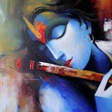 Kanha By Kashi Lord Ganesha Paintings Krishna Painting Ganesha Painting