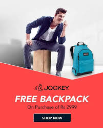 Shop Online On Jockey And Get Free Backpack In 2020 Shopping Online Coupons Jockey