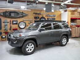 This roof rack system allows for mounting almost anything, freeing up valuable cargo space for other trip essentials. Front Runner Toyota 4runner 5th Gen Slimline Ii Roof Rack Kit Main Line Overland