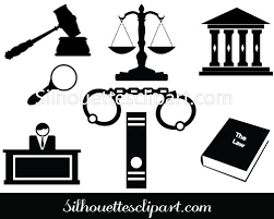 Silhouette Of Gavel Hammer Of Judge Courthouse Silhouette Clip Art Clip Art Silhouette Cameo Projects