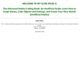 Roblox / читы и консольные команды. Download Pdf The Advanced Roblox Coding Book An Unofficial Guide