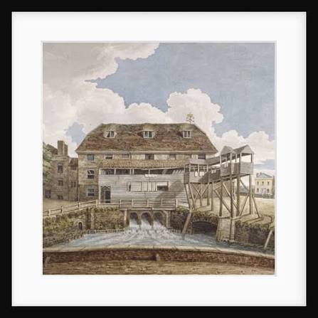 Launch of the East India Company's ship, the 'Edinburgh' in 1825 posters & prints by Edward Duncan