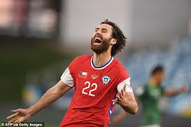 Ben brereton was mobbed after scoring chile's winner against bolivia credit: Chile 1 0 Bolivia Stoke On Trent Born Ben Brereton Scores His First International Goal 247 News Around The World