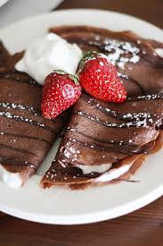 Dark Chocolate Crepes Liberte Strawberry Yogurt Girl Versus Dough Chocolate Breakfast Recipes Chocolate Breakfast Chocolate Crepes