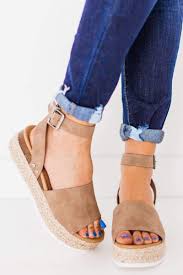 Shop suede espadrille sandal at neiman marcus last call & save up to 65% off designer prices on a fantastic selection of fashion deals from top designers. Platform Espadrille Sandals Natural Lucy Avenue