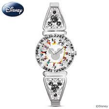 Mickey Mouse Through The Years Rotating Watch With Crystals Mickey Mouse Jewelry Mickey Mouse Watch Disney Jewelry