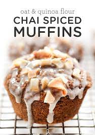 Chai Spiced Oat Quinoa Flour Muffins Simply Quinoa Recipe Spice Muffins Simply Quinoa Vegan Gluten Free Desserts
