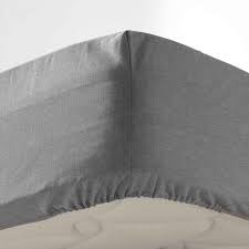 Housses de couette enfant 1 personne. Drap Housse 1 Personne 90 X 190 Cm Polycoton Uni Actually Gris A 8 99 Linge De Lit Linge De Lit Draps Housse Sur Ad Univers
