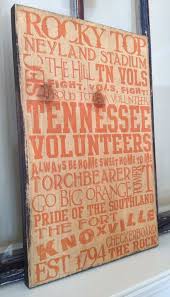 University Of Tennessee Print On Wood Sign Ut Vols Ut Etsy University Of Tennessee Tennessee Football Rocky Top Tennessee