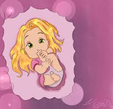 Baby Rapunzel Tangled By Zafirobladen On Deviantart Rapunzel Disney Art Tangled