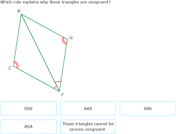 Three sidesof a second triangle, then the two triangles are congruent. Ixl Sss Sas Asa And Aas Theorems Geometry Practice