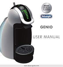 This pod coffee maker is made to fit dolce gusto capsules. Dolce Gusto Genio Genio 2 Owner S Manual Manualzz