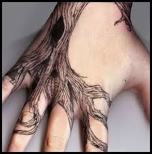 Awesome Traditional Tree Tattoo Designs On Hand For Men Tattoos Foot Tattoos Hand Tattoos